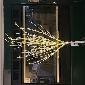 Lighted Branch, white or multicolor